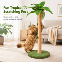 Arbre à chat en bois écologique et durable, tour griffoir, centre d'activités d'escalade pour chats d'intérieur, emballage carton OEM ODM