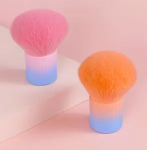 Brosse anti-poussière à tête ronde en gros Outil de nettoyage des ongles