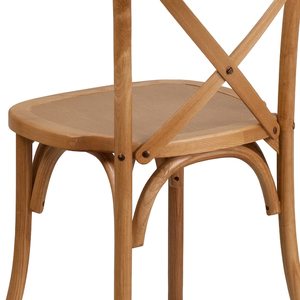 Silla Mechiel de Java Furni Craft, Modelo CO-01, Madera de Caoba Sólida, Diseño de Respaldo Cruzado, Moderna, Ecológica y Duradera - Product Image 6