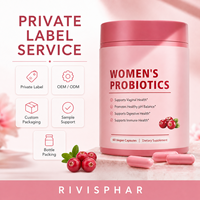 Probiotiques naturels à base de plantes pour la santé féminine, extrait de canneberge, antioxydant, soutien beauté, flore vaginale et soin intestinal, capsules quotidiennes