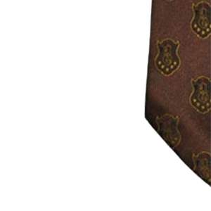 Iota Phi Theta Brown Crest Necktie Premium Greek Life Fraternity <b>Tie</b> <b>for</b> Formal Occasions and Ceremonies - Product Image 2
