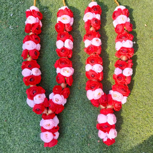 Peony <span class=keywords><strong>Varmala</strong></span> <span class=keywords><strong>Wedding</strong></span> <span class=keywords><strong>Garlands</strong></span> Pair Jaimala, Sagan Mala Bride Groom Honor Mala手作り人工花ガーランド結婚式用
