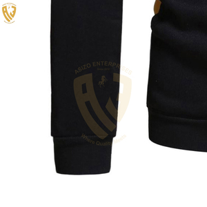 เสื้อฮู้ดผ้าฟลีซคอตตอน 100% หนานุ่มสำหรับผู้ชาย คุณภาพพรีเมียม เสื้อผ้าฤดูหนาว ระบายอากาศได้ดี พร้อมฮู้ดย้อมสีพื้น - Product Image 4
