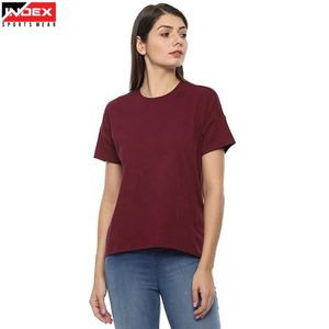 Camisetas Cortas Ecológicas para Mujer 2025, Color Sólido, Cuello Redondo, Manga Corta, Ajuste Delgado, Casual, Transpirable, Colores y Diseños Personalizados - Product Image 1