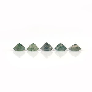 Piedra preciosa suelta de corte facetado en forma brillante redonda de ágata de musgo de Color Natural 6MM precio de fábrica al por mayor del fabricante - Product Image 3