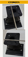 Chine usine de klaxon de haut-parleur 262*195*267mm ABS simple 2 "boulon sur pilote ligne réseau Compression klaxon longue gorge haut-parleur guide d'ondes
