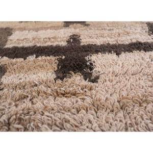 พรมขนสัตว์ถักมือสีเบจและสีน้ำตาลลายเรขาคณิตสำหรับห้องนั่งเล่นและรถยนต์ ขนาด 9x12 รุ่น Pae-1379 - Product Image 3