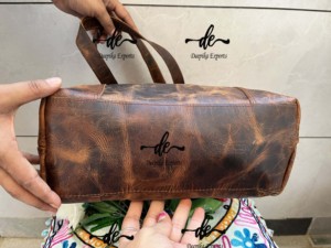 กระเป๋าถือหนังครัวยึดรูปแบบตะวันตกกระเป๋าช้อปปิ้งมีสไตล์กระเป๋าถือผู้หญิงกระเป๋าถืออเนกประสงค์ - Product Image 5