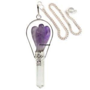 Mặt Dây Chuyền Bán Buôn Đá Quý Thạch Anh Tím Chất Lượng Tốt Mặt Dây Chuyền Bán Buôn Mặt Dây Chuyền Chất Lượng Tốt Nhất Mua Từ Pha Lê F S - Product Image 1