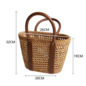 Nouvelle collection de sacs à main en rotin robustes avec style vintage et attributs écologiques, la meilleure offre de 2023 - Product Image 2