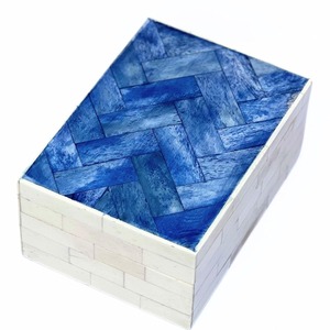 Boîtes de rangement de créateurs antiques de haute qualité Boîte de rangement de bijoux en incrustation d'os au prix de gros de l'Inde - Product Image 3