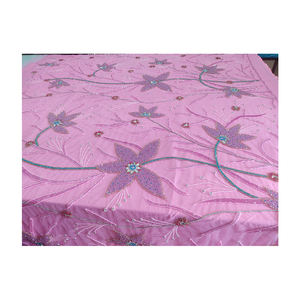 Tissu perlé fait main le plus vendu pour les femmes robe de soirée robe de soirée et robe de mariée tissu - Product Image 1