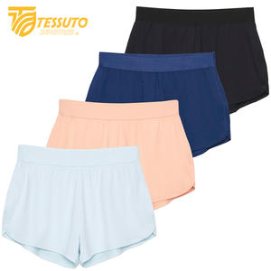 Short décontracté pour femme Respirant et confortable-Short de yoga confortable et léger pour femme avec poches - Product Image 1