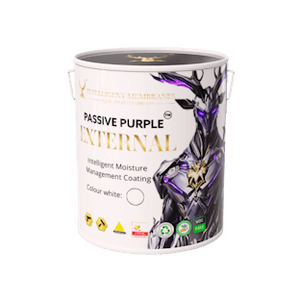 Passive Purple External® 10kg Bianco – Membrana impermeabilizzante per facciate ignifuga e a tenuta d'aria | Spruzzo e rullo - Product Image 2