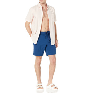 Short de baseball imprimé de haute qualité Logo personnalisé Short d'entraînement surdimensionné de couleur unie Pantalon Short de sport pour hommes - Product Image 3