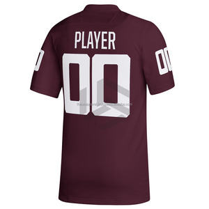Maillot de football américain personnalisé, cadeau pour hommes et femmes, manches courtes, pour les fans de sport, imprimé, nom et numéro de l'équipe brodés - Product Image 3