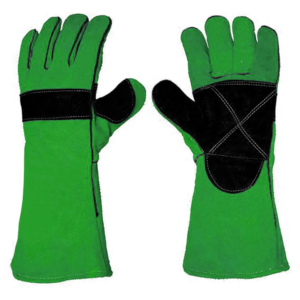 Gants de soudage en cuir de vache fendu de haute qualité isolés résistants à la chaleur gants de travail de sécurité tissu de protection pour haute - Product Image 2