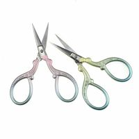 Ciseaux à sourcils pointus ongles cuticules artisanat ciseaux lame en acier inoxydable pour maquillage tondeuse à cils nez épilateur manucure