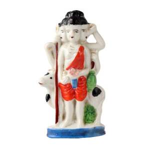 Estatua de porcelana hecha a mano para decoración del hogar, estatua de porcelana roja, blanca, roja, moderna, SNE-59 - Product Image 1