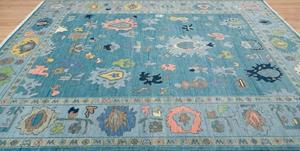 Alfombras de Lana de Alta Calidad Estilo Oushak Turco, Tejidas a Mano, Color Sólido, Antideslizantes, Lavables, Tamaño Personalizable, para Hogar y Baño - Product Image 3