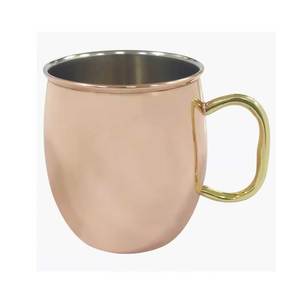 Tasse de mule de Moscou en cuivre véritable de haute qualité pour les mariages et les cadeaux d'affaires très demandés à un prix raisonnable - Product Image 2