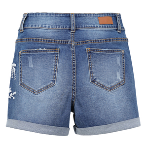 Women High Waist Skinny Fit <b>Denim</b> Shorts Vintage Sexy Breathable Ripped Distressed Summer <b>Stretch</b> Casual Streetwear Trendy - Product Image 3