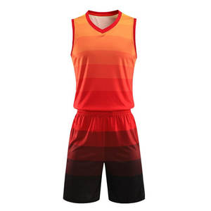 Uniformes de Baloncesto Personalizados, Último Diseño de Uniforme de Baloncesto, Conjunto de Camiseta y Pantalones Cortos de Baloncesto Personalizados - Product Image 1