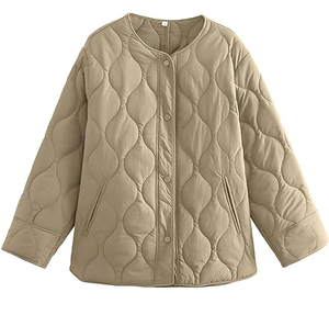 Women Puffer <b>Jacket</b> Lightweight Winter Warm <b>Jackets</b> Quilted Hoodie Water Resistant Zip Up Insulated Puffy Coat - Product Image 3