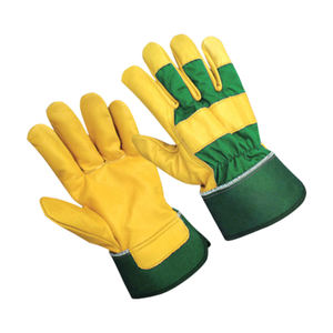 2025 Guantes de trabajo de cuero anticorte para hombre de invierno Palma dividida de vaca reforzada en venta - Product Image 2