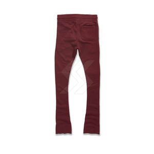 Pantalones de chándal apilados Servicio OEM de último diseño Pantalones de chándal apilados cómodos de la mejor calidad para hombres - Product Image 2