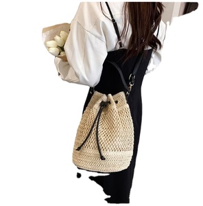 Hand-woven <b>Beach</b> <b>Bag</b> Elegant Straw <b>Bags</b> Customized Ladies Shoulder Straw Hand <b>Bags</b> Wholesale Products - Product Image 1