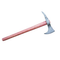 Hache traditionnelle en acier de Damas, tête en acier à motif artisanal avec manche en bois massif, hache en acier de Damas de qualité supérieure
