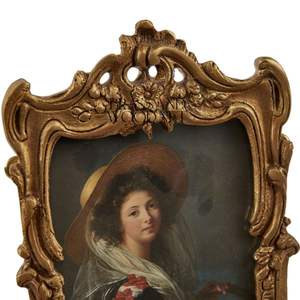 กรอบรูปทองเหลืองโบราณหรูหราพร้อมงานศิลปะแนวยุโรปคลาสสิกในการออกแบบสไตล์วินเทจ - Product Image 2