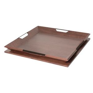 Wholesale Handmade Storage Food Walnut <b>Serving</b> Natural Square Shape <b>Wooden</b> <b>Serving</b> <b>Tray</b> for Home Hotel and Restaurant - Product Image 3