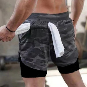 2025 personnalisé été Shorts de course pour hommes séchage rapide sport Jogging Fitness entraînement Gym Shorts hommes 2-en-1 Sport Collection - Product Image 6