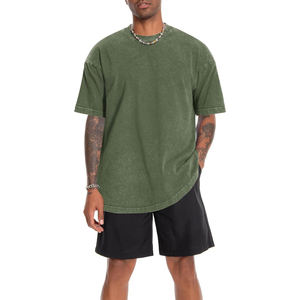 Fabricants professionnels de vêtements au Pakistan, t-shirts surdimensionnés de haute qualité, respirants, écologiques, en tricot, avec logo sur le devant, grandes tailles - Product Image 3