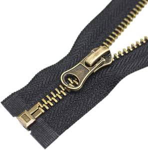 Laiton doré écologique personnalisé # 3 Fermetures éclair métalliques à extrémité fermée pour jeans neuves - Product Image 2