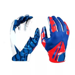 Guantes antideslizantes de alta calidad para receptor de fútbol, deportes al aire libre, protección de Palma, guantes transpirables de fútbol americano, diseño personalizado - Product Image 1