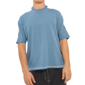 Customized Heavyweight Longline Arm Panel Pattern <b>Down</b> Shoulder Woven Fabric Trendy Sports Regular Fit OEM Srvice Men Shirt - Product Image 4