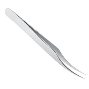 High Grade Tweezers Eyelash Extension Curved Point Stainless Steel False Lash Application <b>Tools</b> For <b>Hair</b> <b>Removing</b> - Product Image 5