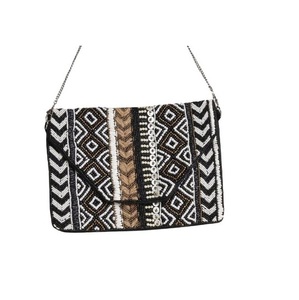 Bolsos de mano de yute de lujo hechos a mano para mujer bolsos de mano indios de estilo bohemio con cuentas - Product Image 2