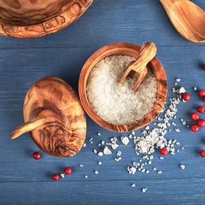 Fabricant de sucriers et de pots en marbre massif de forme ronde avec couvercle en bois sucriers de cuisine de style nouveau standard - Product Image 3