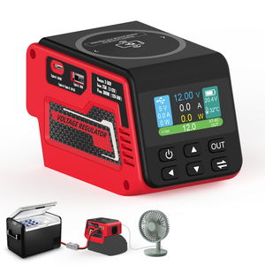 ตัวควบคุมแรงดันไฟฟ้าแบบปรับได้ 300W 2-30V DC สำหรับแบตเตอรี่มิลวอกี 18V รองรับแรงดัน 2-30V และกำลังไฟ 300W พร้อม PD 3.0 100W - Product Image 1