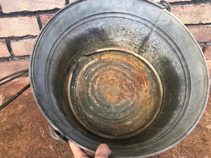 Bañera eléctrica Vintage galvanizada, cubo de agua eléctrico, con elemento de calefacción, grande, de Metal, con mango - Product Image 4