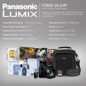 16GB SDHC Digital <b>Camera</b> Bundle with Cleaning Kit Wallet Card Reader & Software Package Point & Shoot HD <b>Camera</b> CMOS Sensor Bag - Product Image 3