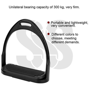 Estribos de Acero Inoxidable con Reposapiés de Goma SHER SONS SPORTS - Equipo Ecuestre, Diseño Duradero y Cómodo, Colores Personalizados - Product Image 5