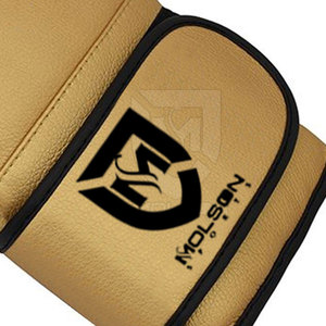 Guantes de boxeo ligeros personalizados de cuero genuino con muñeca atada en línea Venta de etiqueta privada - Product Image 6