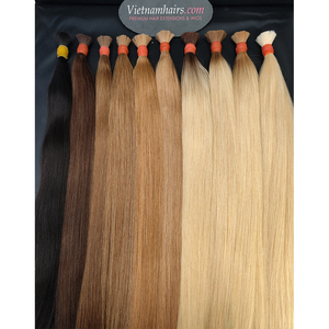 Mejor precio Extensión sin costuras natural Recto 100% Cabello humano Remy Extensiones de cabello de color personalizado de Vietnam - Product Image 5