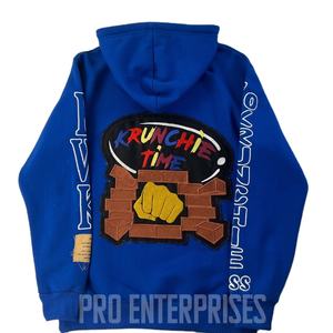 เสื้อฮู้ดผู้ชายผ้าฟลีซสำหรับฤดูหนาว ผ้าฝ้าย 100% ปักลายลำลอง ไซส์พลัส ทรงปกติ น้ำหนักผ้า 430 กรัม - Product Image 6