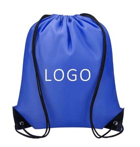 New High Quality Custom Logo Canvas <b>Drawstring</b> <b>Backpack</b> with Handle New Recycle 50 CM X 30 CM Nonwoven Bag - Product Image 3